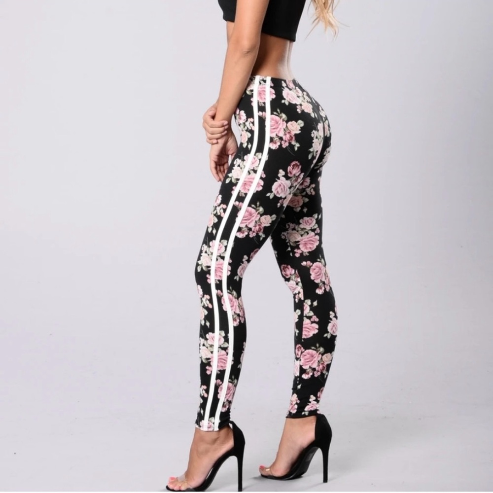 Floral print leggings